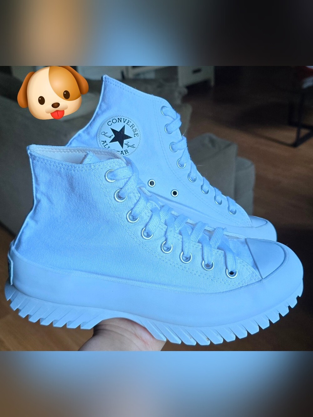 Sz 6.5 Men's/8.5 Women's CONVERSE CTAS LUGGED 2.0 HI White Platform